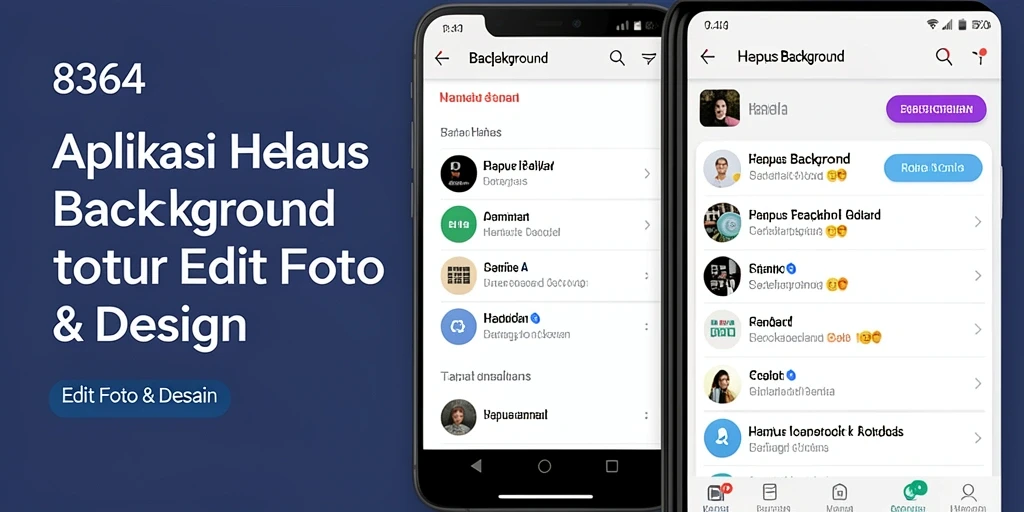 Tampilan antarmuka aplikasi Hapus Background yang intuitif dan mudah digunakan.