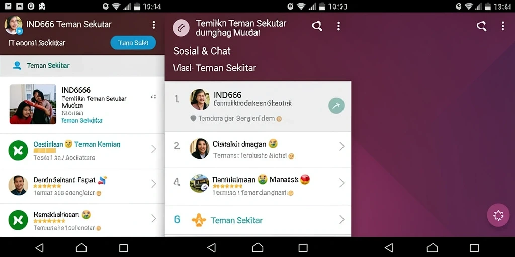 Tampilan antarmuka IND666 yang intuitif dan menarik.