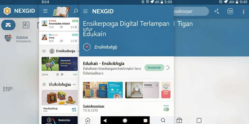 Antarmuka NEXGID yang menarik dan mudah digunakan.