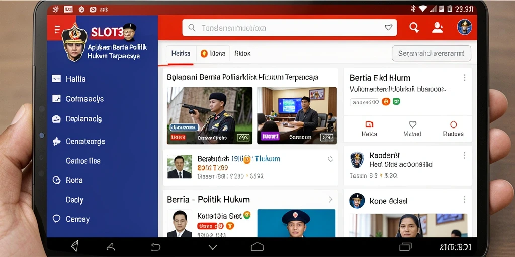 Tampilan antarmuka SLOT39 yang informatif dan responsif.