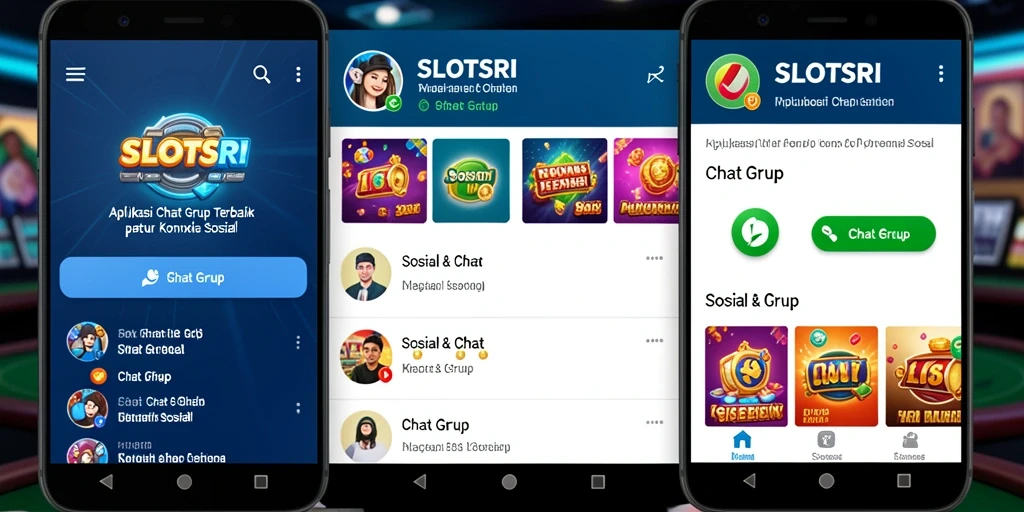 Antarmuka SLOTSRI menampilkan fitur Chat Grup yang menarik dan interaktif.