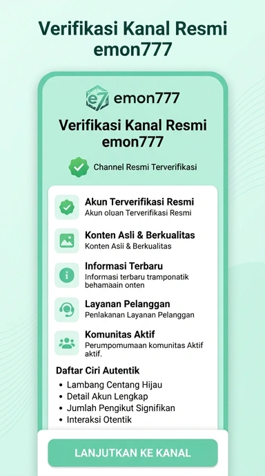 Kanal Resmi emon777 untuk Pengguna Android Indonesia